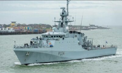 UK Warship Arrives in Nigeria, See Why 