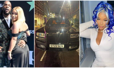 Burna Boy Surprises Stefflon Don with N280m Rolls Royce on Her Birthday