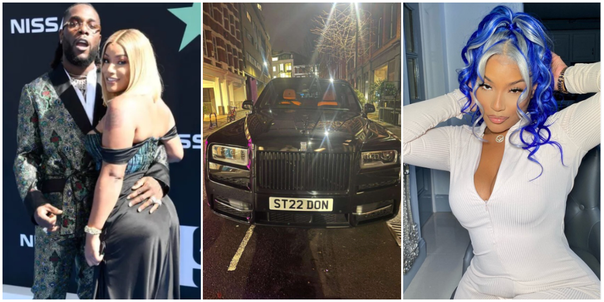 Burna Boy Surprises Stefflon Don with N280m Rolls Royce on Her Birthday