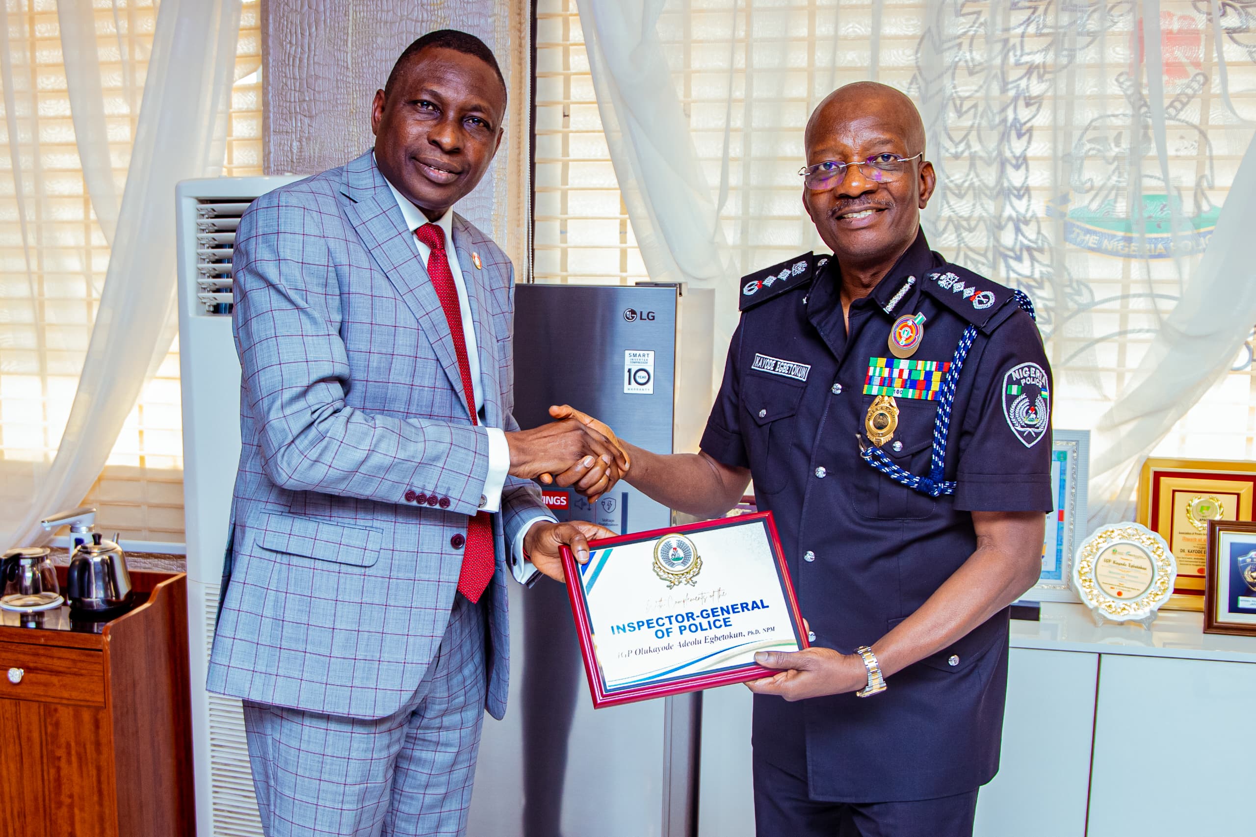 IGP to OLUKOYED “You are Doing Well”