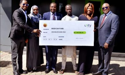 Unity Bank Customer Wins N1m In CashToken Rewards Promo