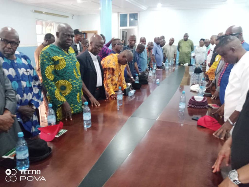 Mr. Paul Agbonze Obazele Addresses Labor Party Leaders in Edo Central Senatorial District