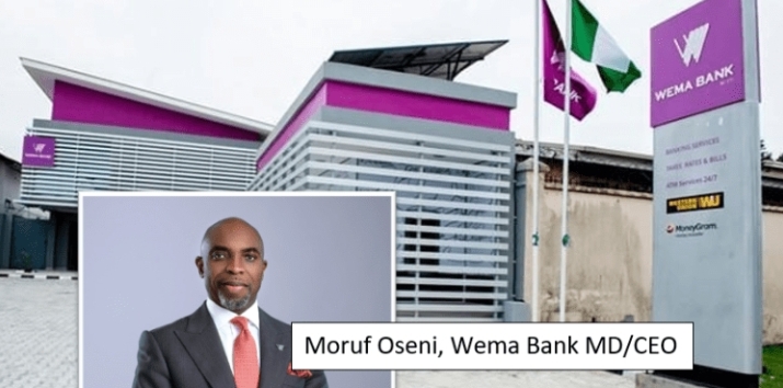 Moruf Oseni's Wema Bank In Soup As It Incurs N8bn In Court Cases, Loses N239m To Fraudsters