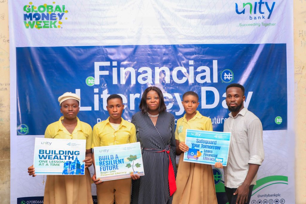 Unity Bank Empowers Students with Financial Literacy Skills for Global Money Week 