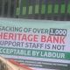 NUBIFIE Shuts Down Heritage Bank Head Office Over Sack Of 1000 Workers