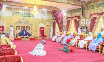 Emir Sanusi's Palace Gutted By Fire in Kano 