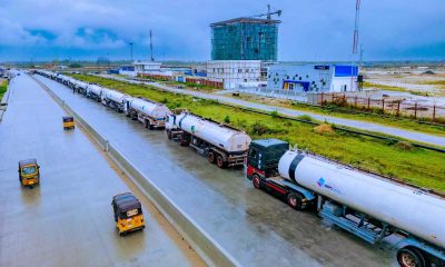 300 NNPC Trucks Swarm Dangote Refinery For Petrol