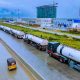 300 NNPC Trucks Swarm Dangote Refinery For Petrol