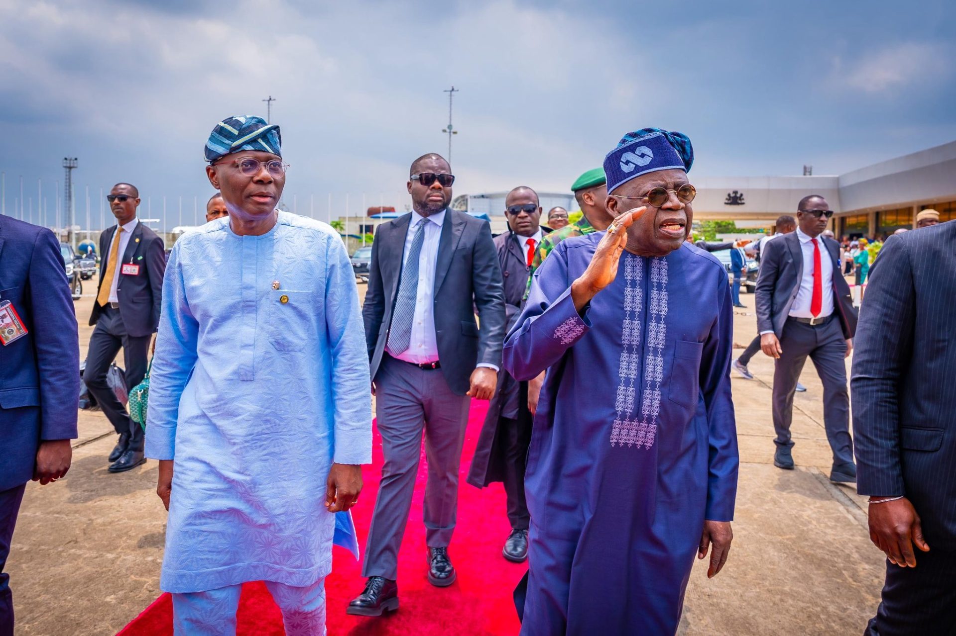 President Tinubu arrives Lagos meets private sector stakeholders ...